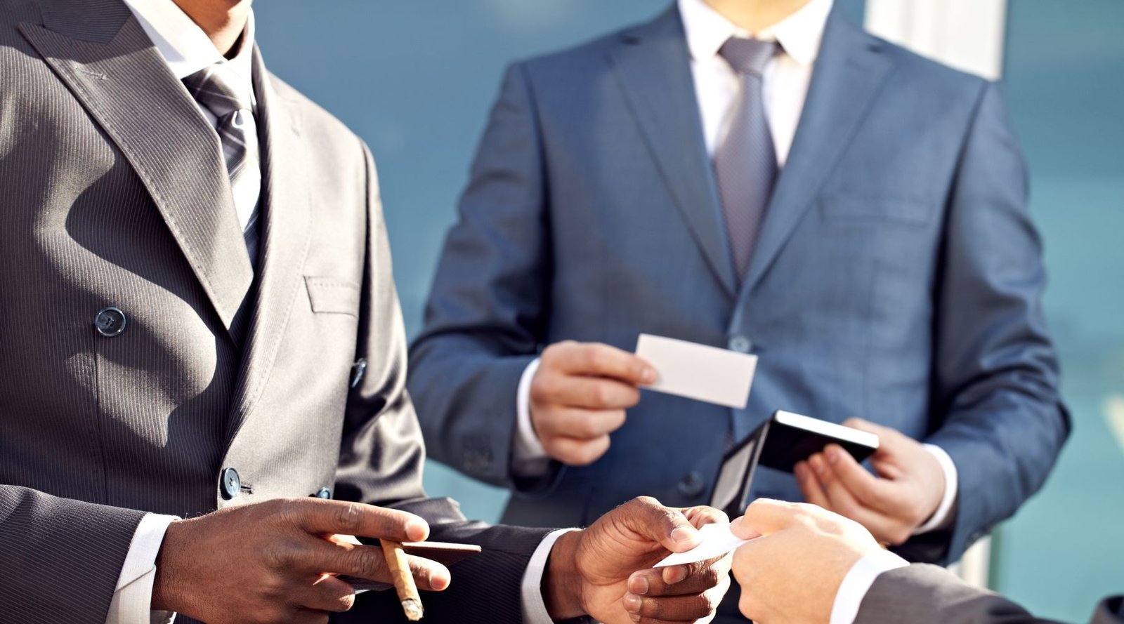 echanger carte de visite